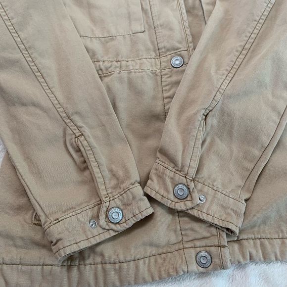 Kensie Utility Button Down Waist Drawstrings Jacket Size Small - Picture 16 of 17